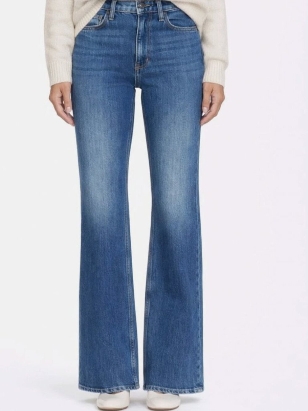 Rag & Bone Peyton High Rise Bootcut Jeans Women's 30 Blue Denim City Western